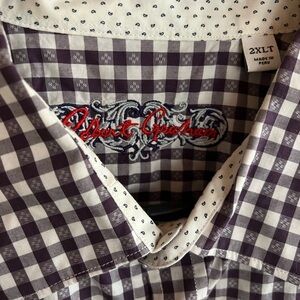 Robert Graham Purple Checkered Men's Shirt